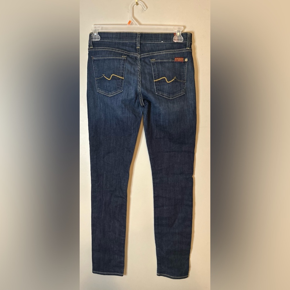 7 for all Mankind low rise skinny jeans - Picture 8 of 13